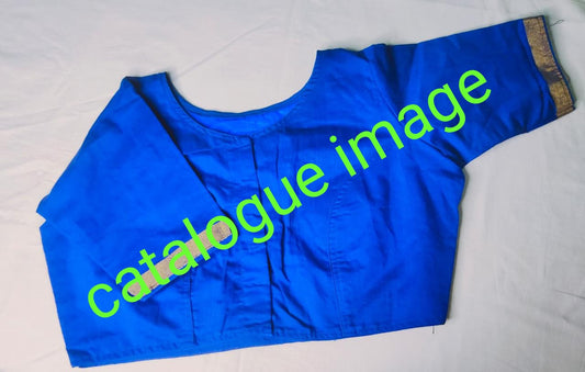 Ghicha silk boat neck ready made blouses