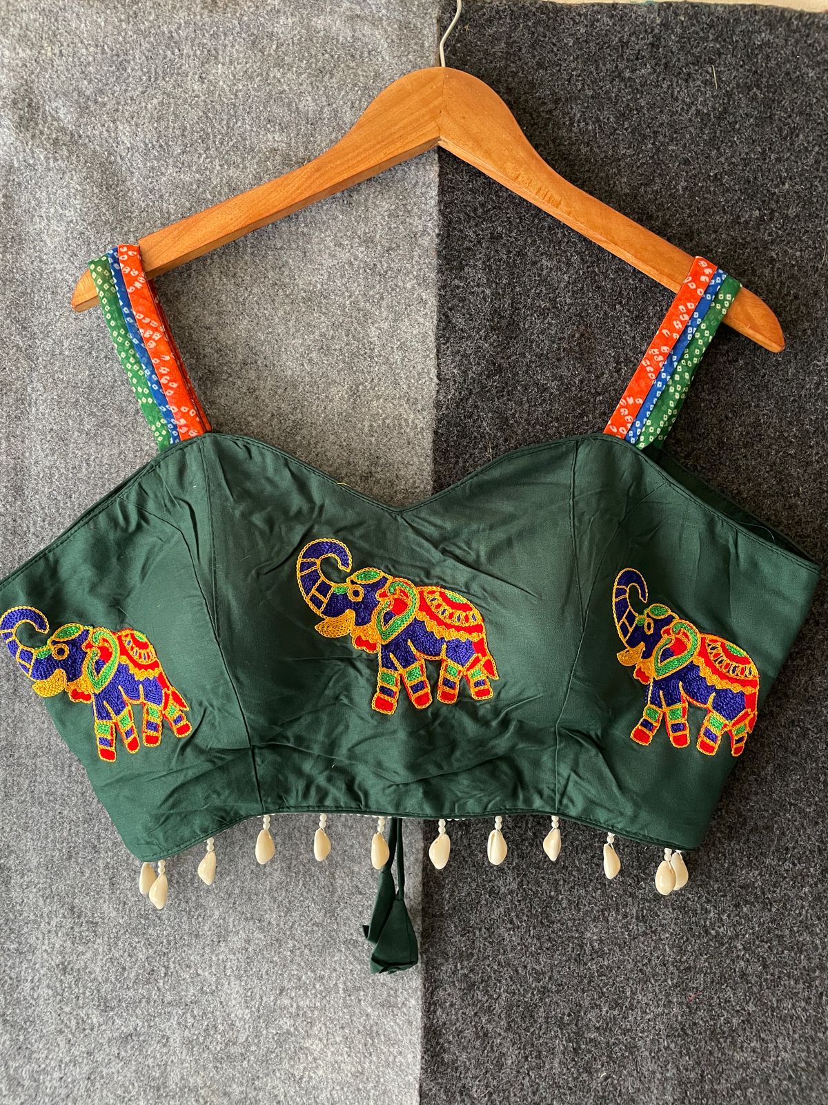 Fancy Sleeveless With Back Doori - Premium Readymade Blouse