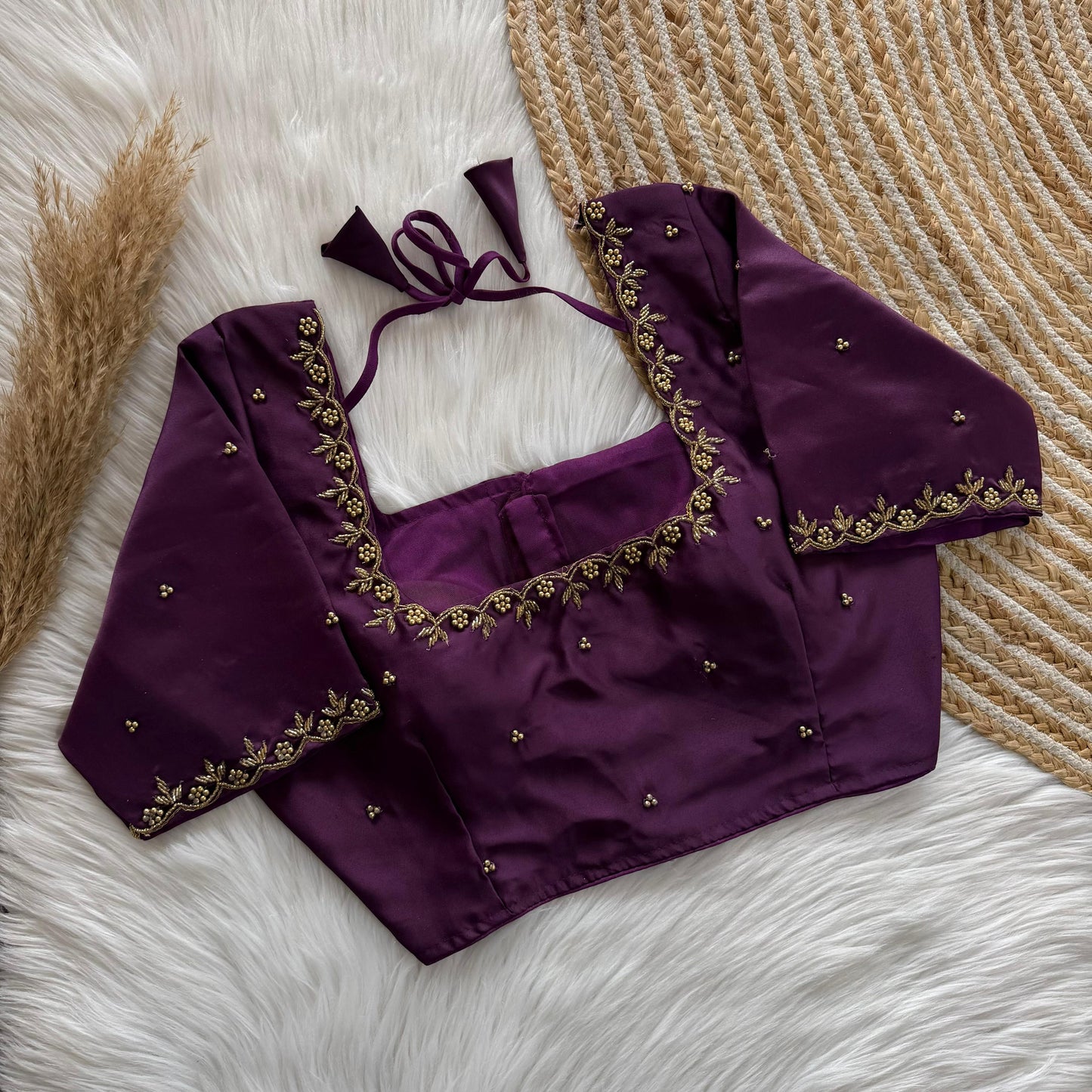 Beautiful handwork ready made blouse