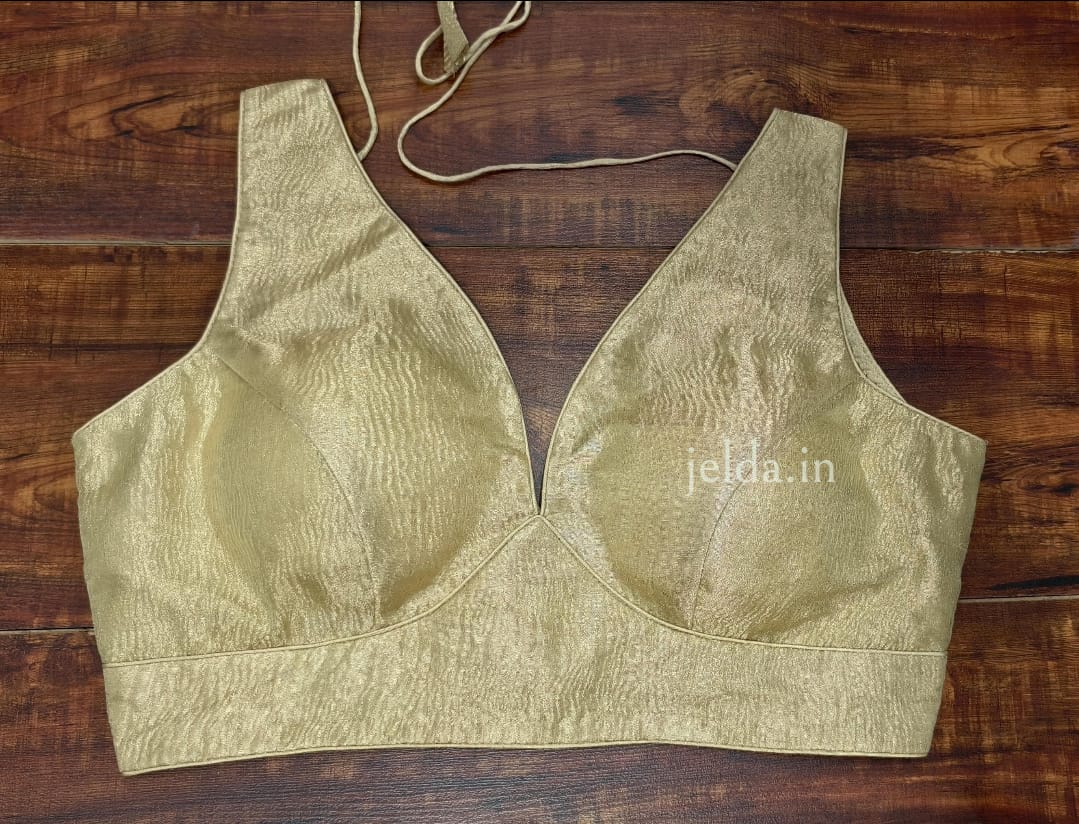 Cruss tissue fabric sleeveless - custom made blouses