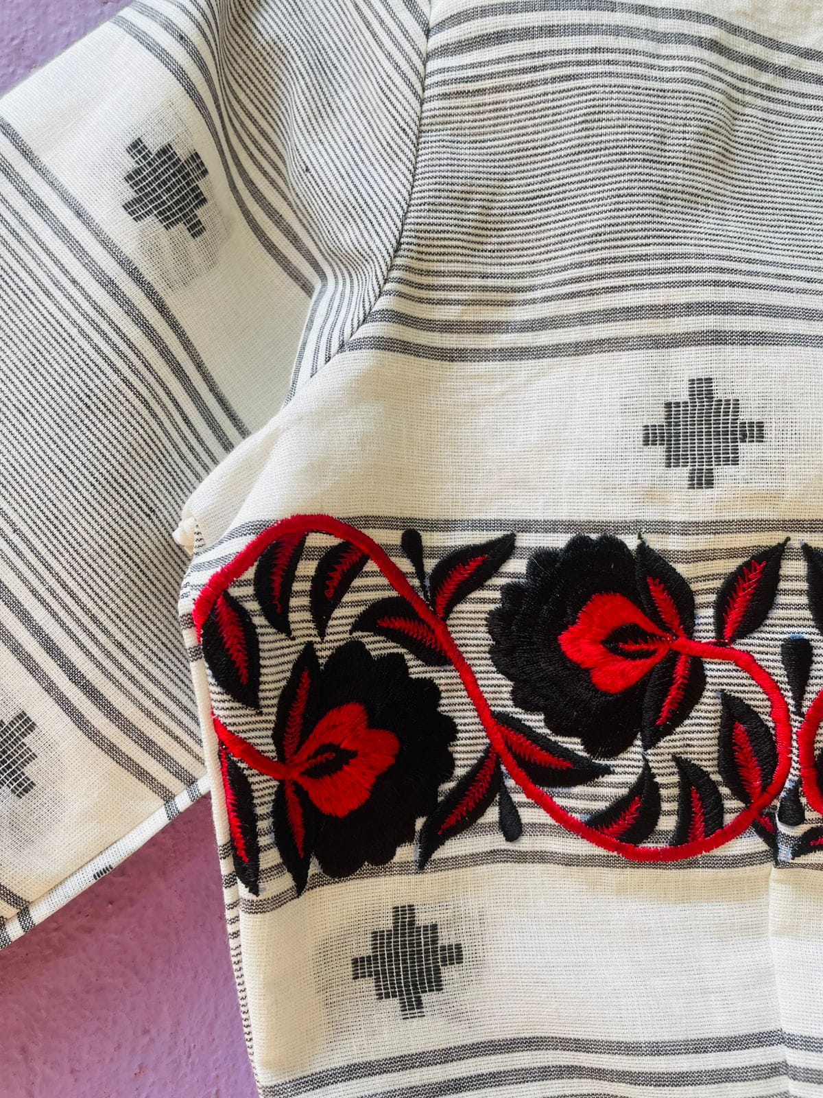Handloom embroidered designer blouses