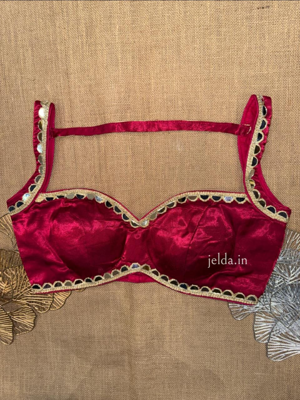 Premium Mirror Work Blouses – Modal Silk Fabric
