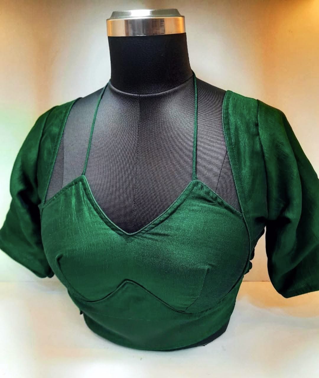 Silk masaba cut ready made blouses