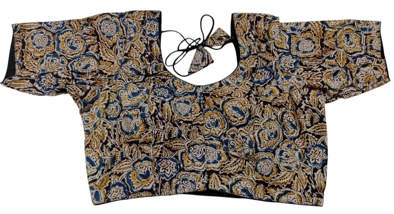 Kalamkari pure cotton ready made blouse