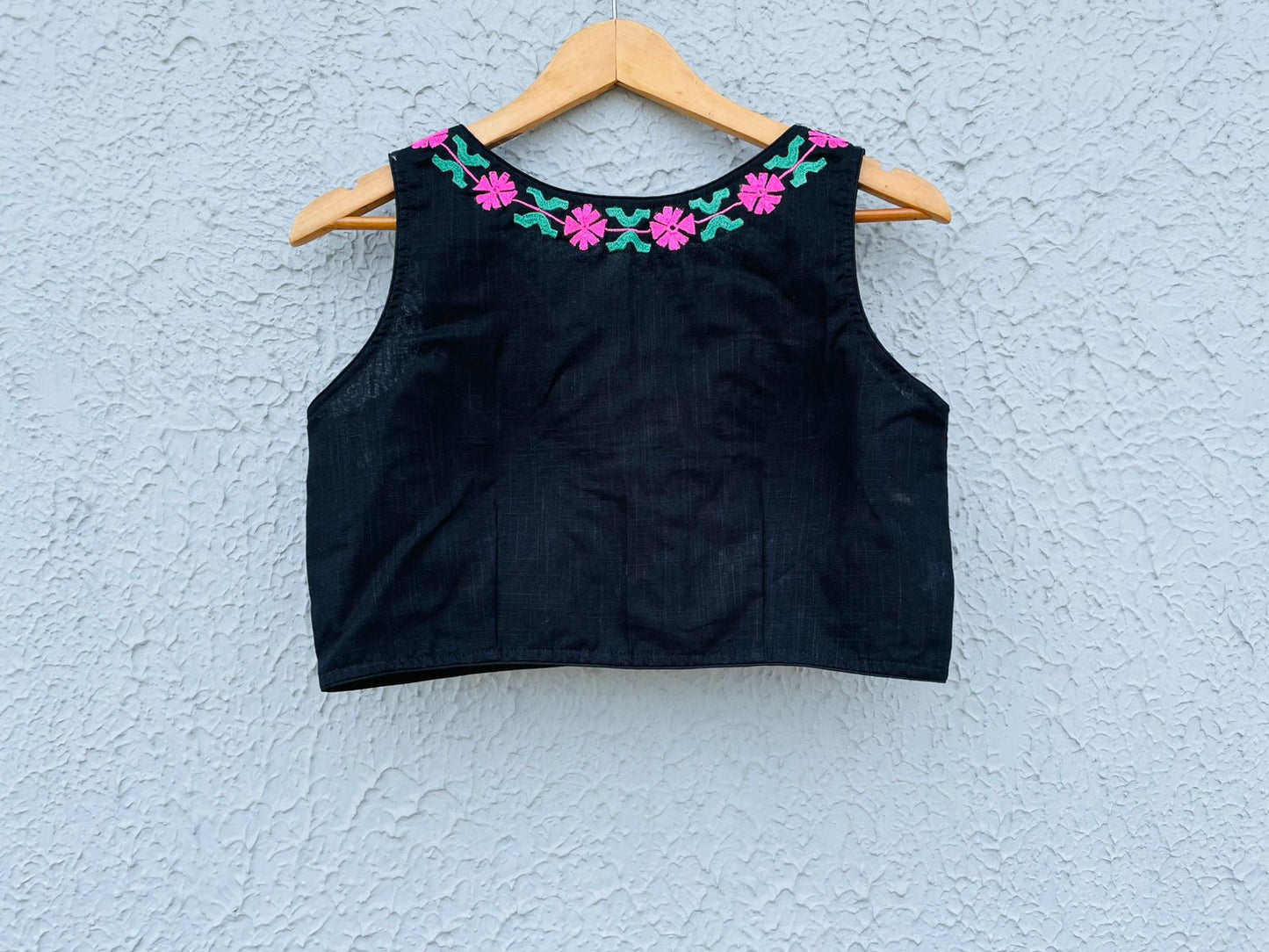 Cotton Embroidery Sleeveless - Premium Designer Blouse