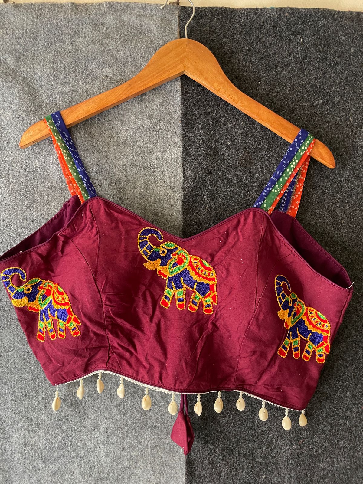 Fancy Sleeveless With Back Doori - Premium Readymade Blouse