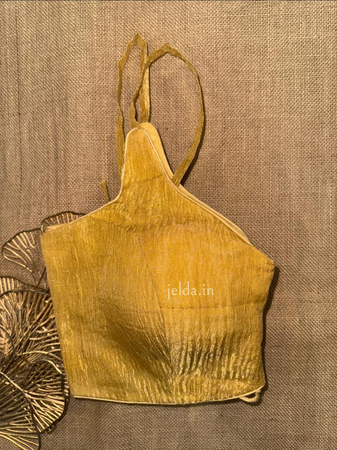 Premium Plain Sleeveless v neck with noodles straps Blouses – Silk Fabric
