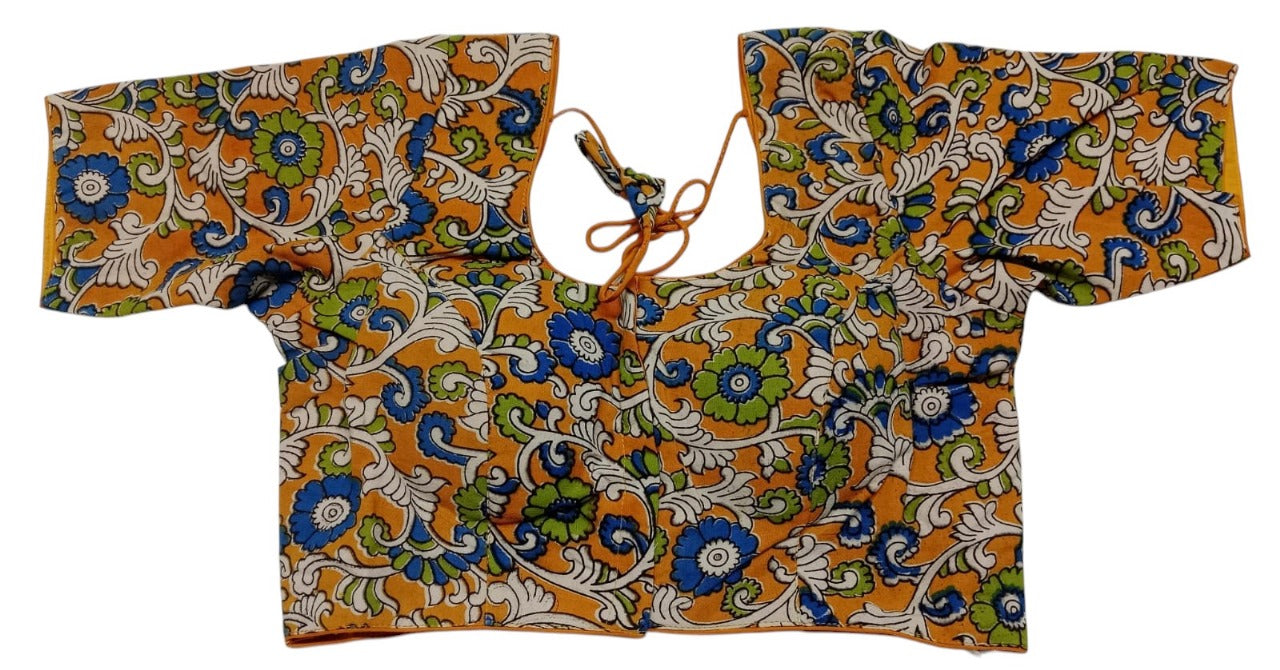 Kalamkari Pure Cotton ready made blouse