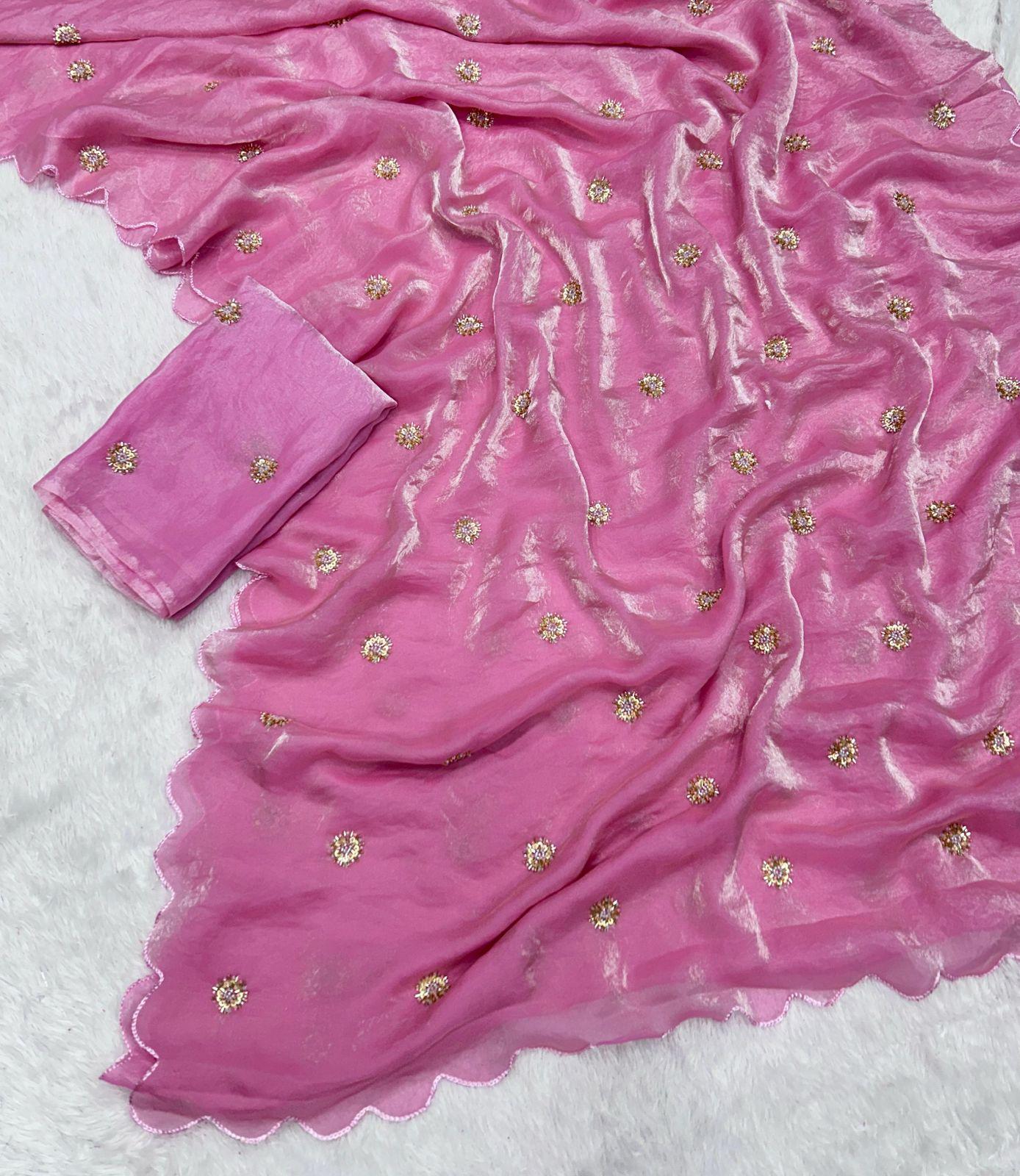 Fandy Sattin saree