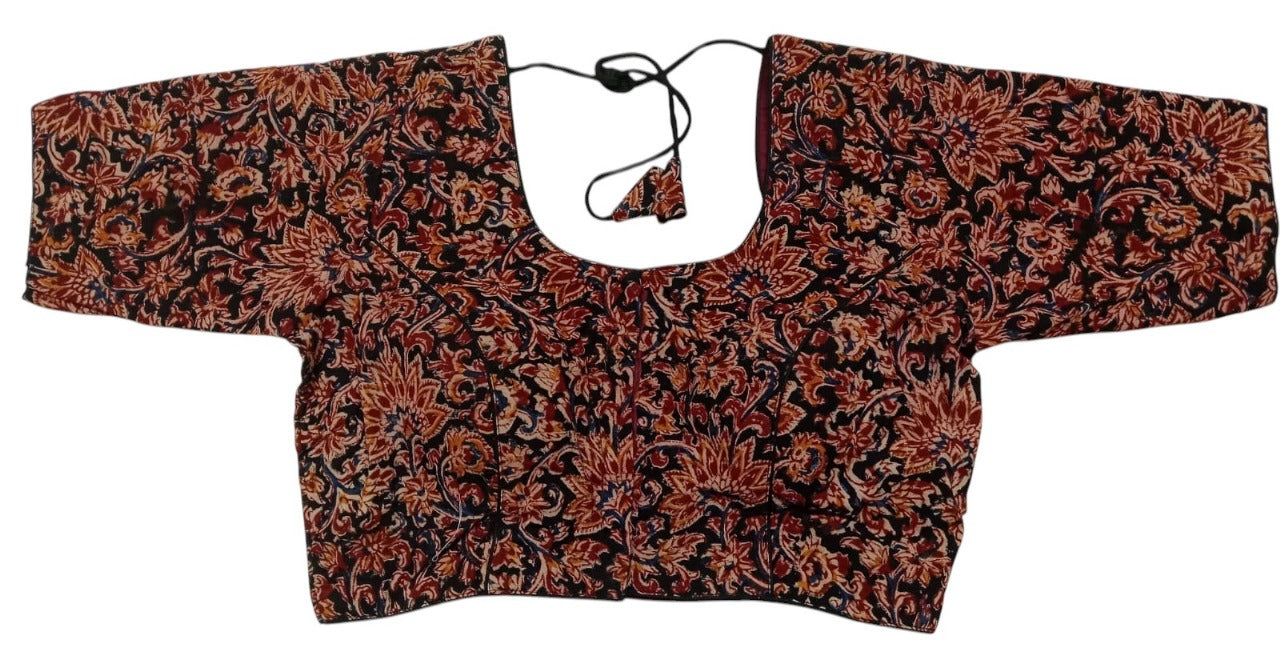 Kalamkari Pure Cotton ready made blouse