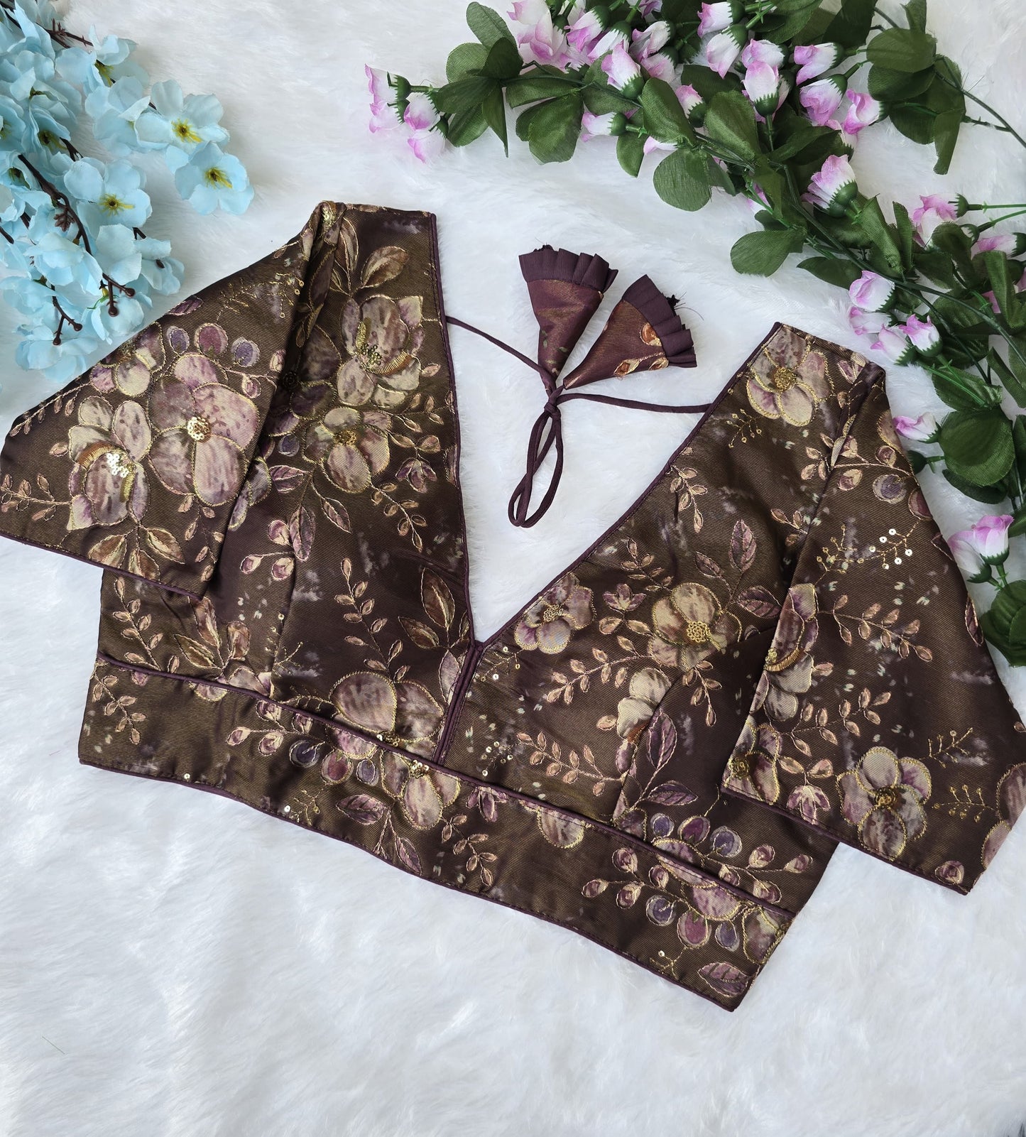 Pojison Printed - Premium Readymade Blouse