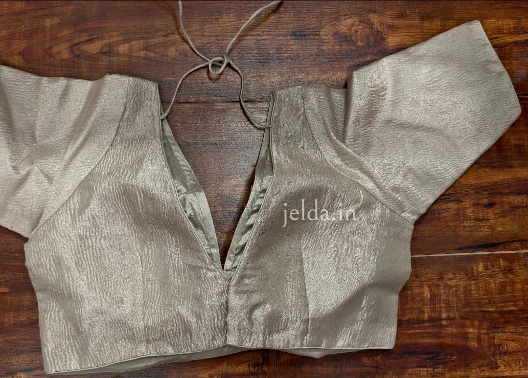 Cruss tissue fabric with sleeve - custom made blouses