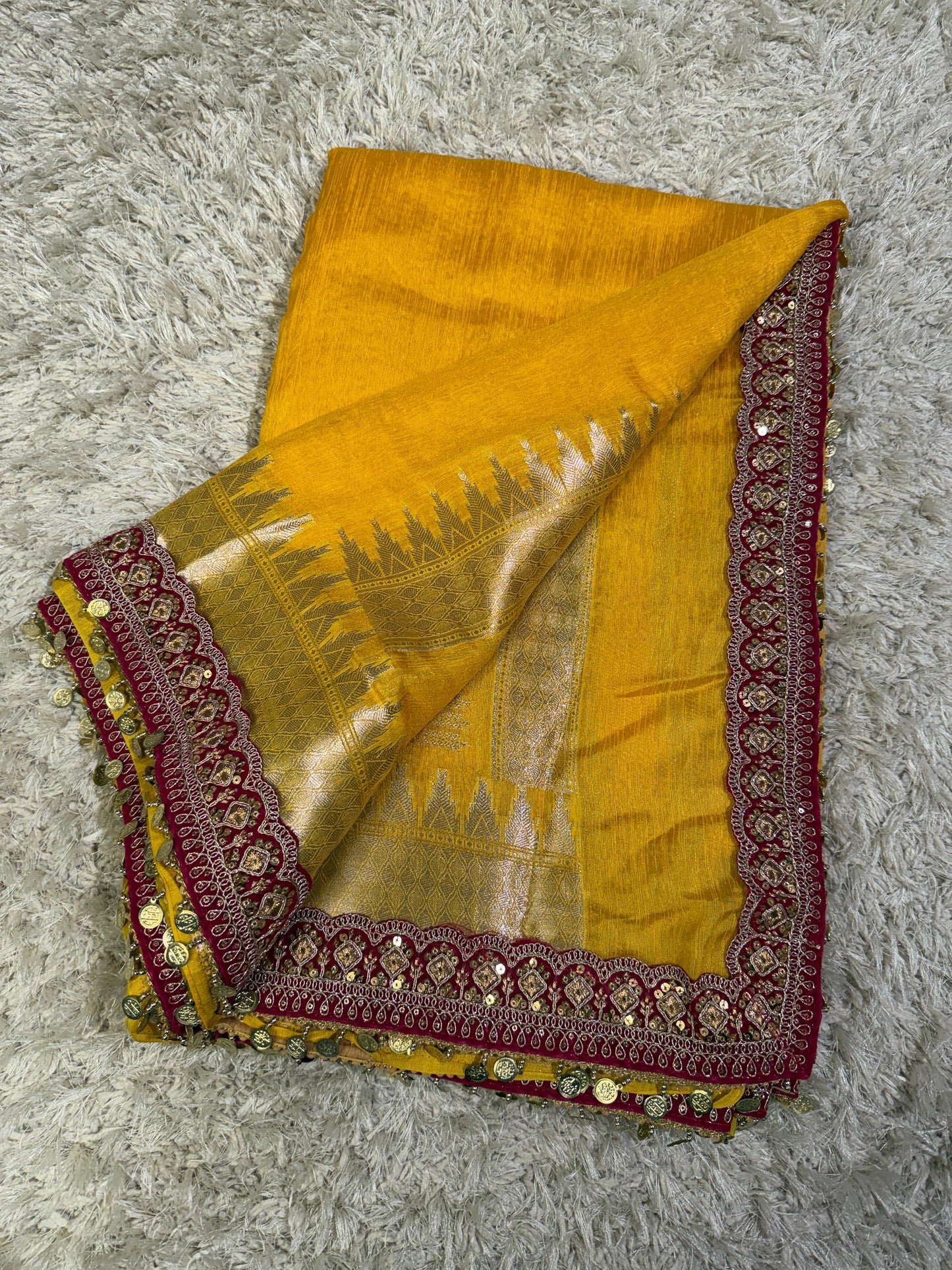 Banarasi Katan Georgette Soft Silk Saree