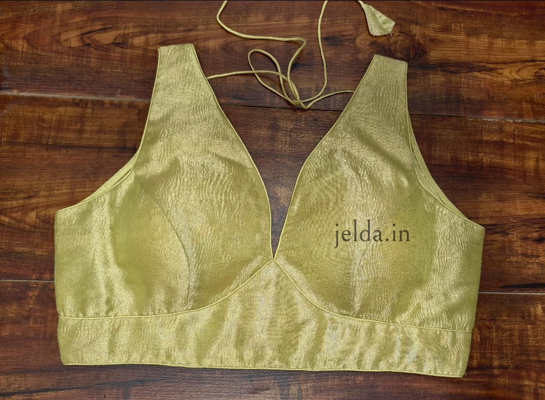 Cruss tissue fabric sleeveless - custom made blouses