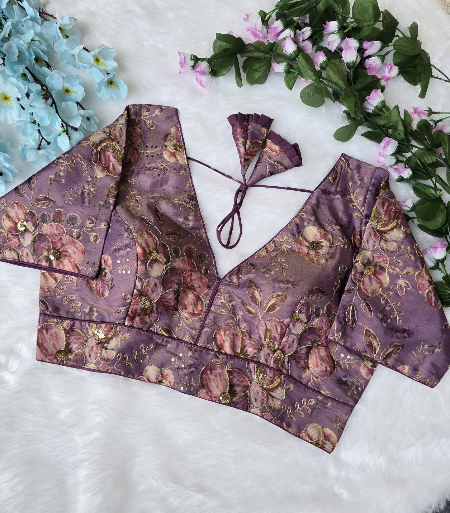 Pojison Printed - Premium Readymade Blouse