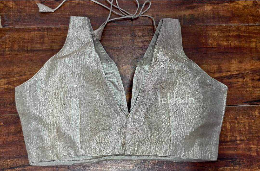 Cruss tissue fabric sleeveless - custom made blouses