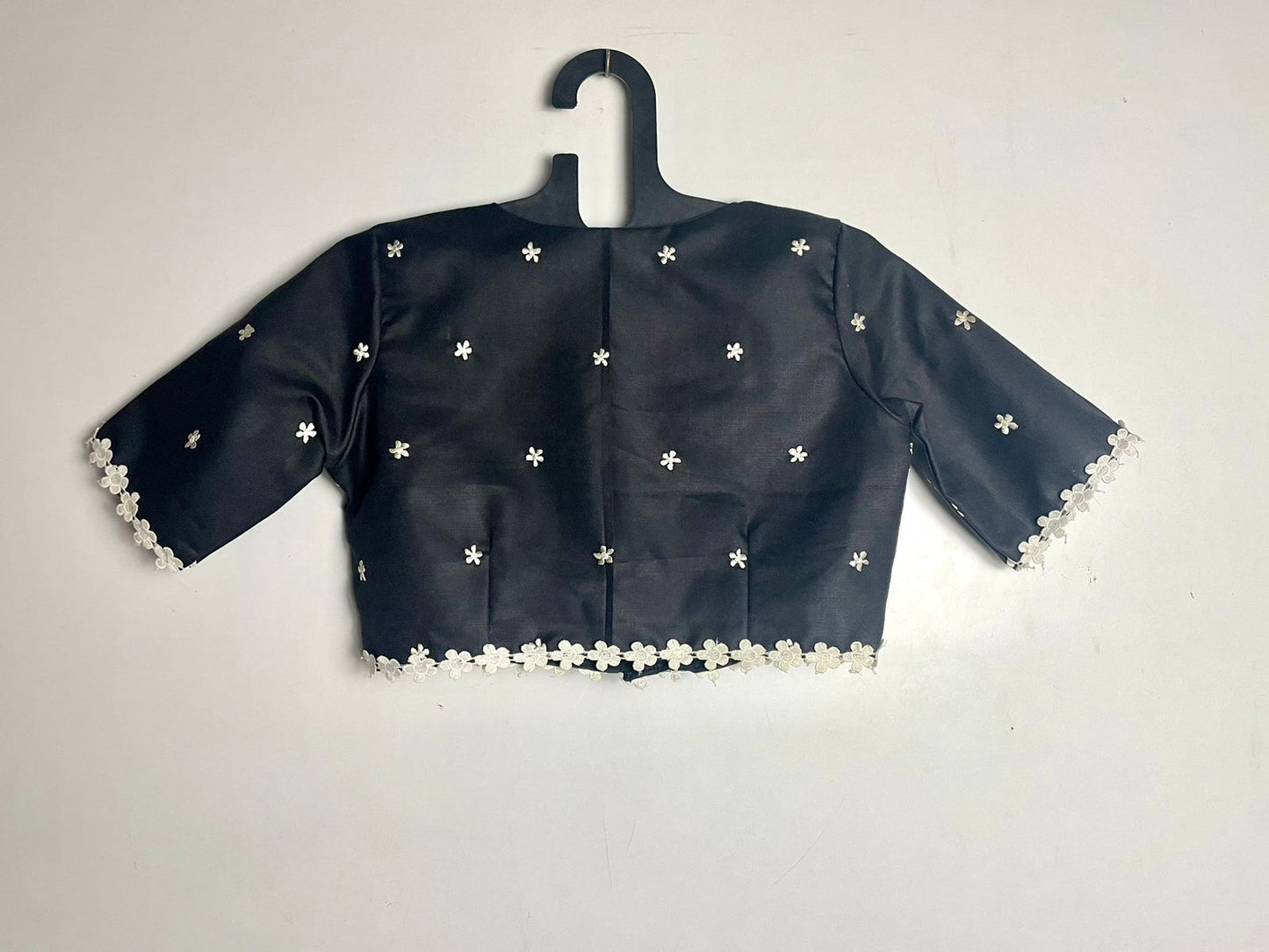 Cotton Embroidery Collar Neck - Premium Designer Blouse