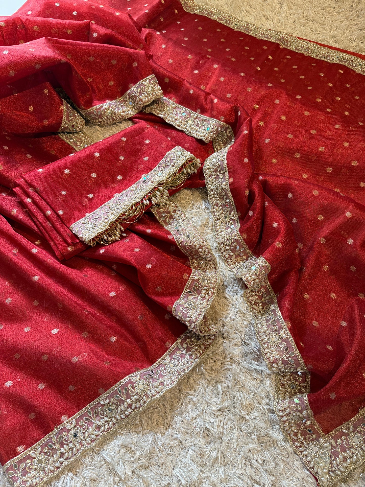 Pure Ghicha Silk Cotton Saree