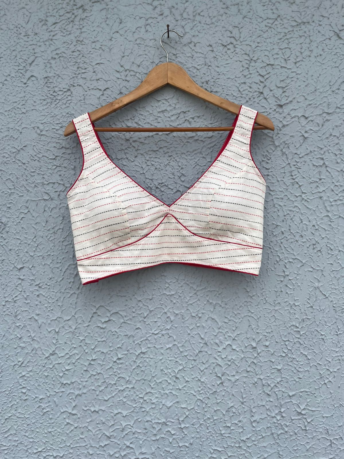 Cotton padded designer blouses
