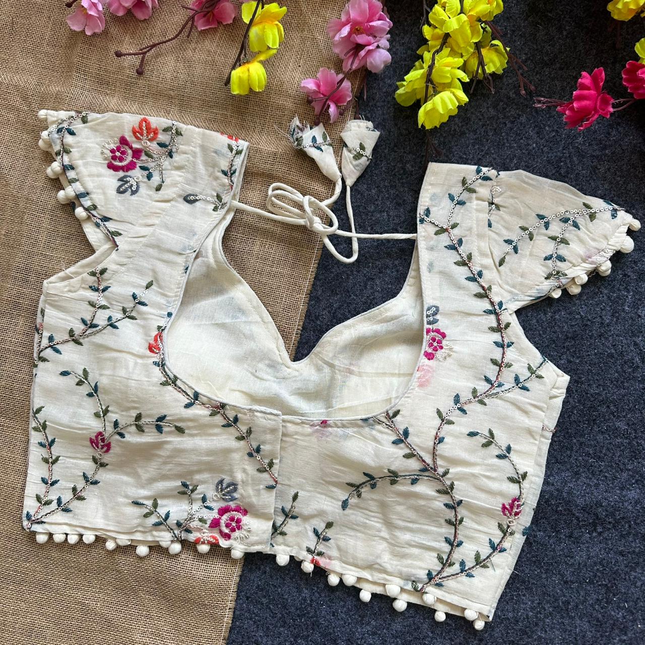 Pure Camric Cotton ready made blouses