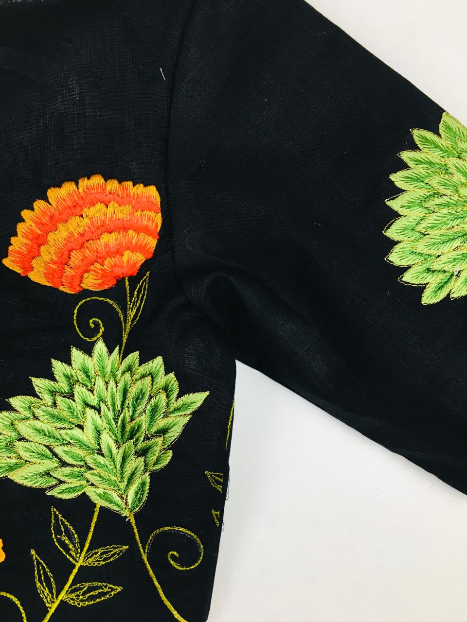 Cotton embroidered designer blouses