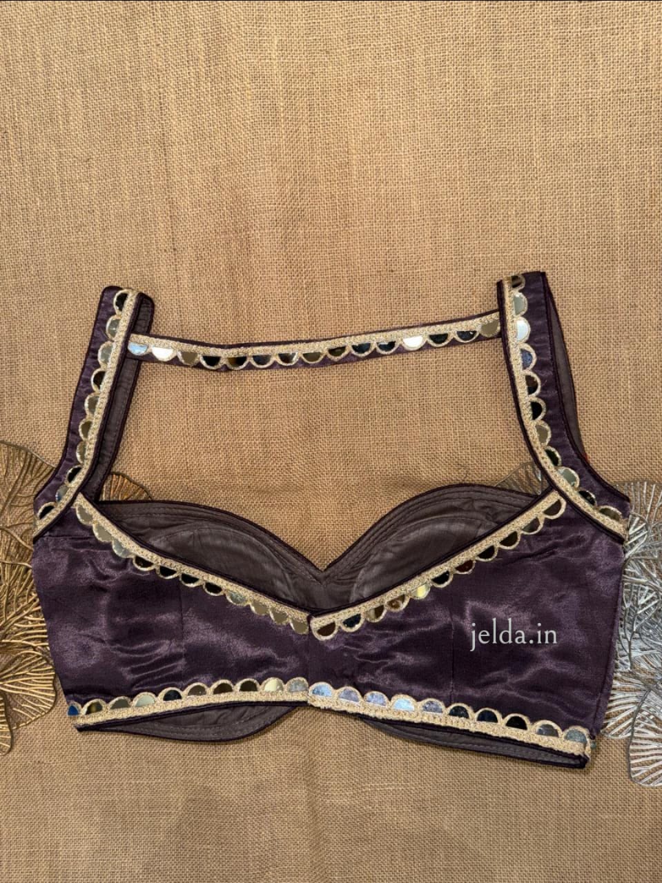 Premium Mirror Work Blouses – Modal Silk Fabric