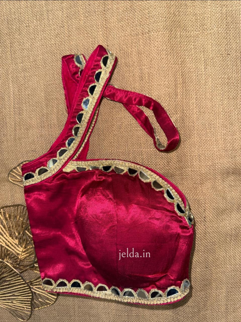 Premium Mirror Work Blouses – Modal Silk Fabric