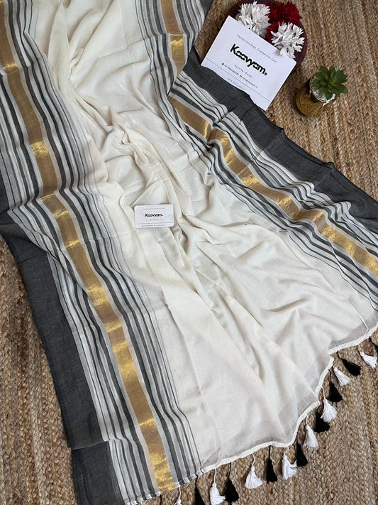 Pure Mul Mul cotton by catton saree