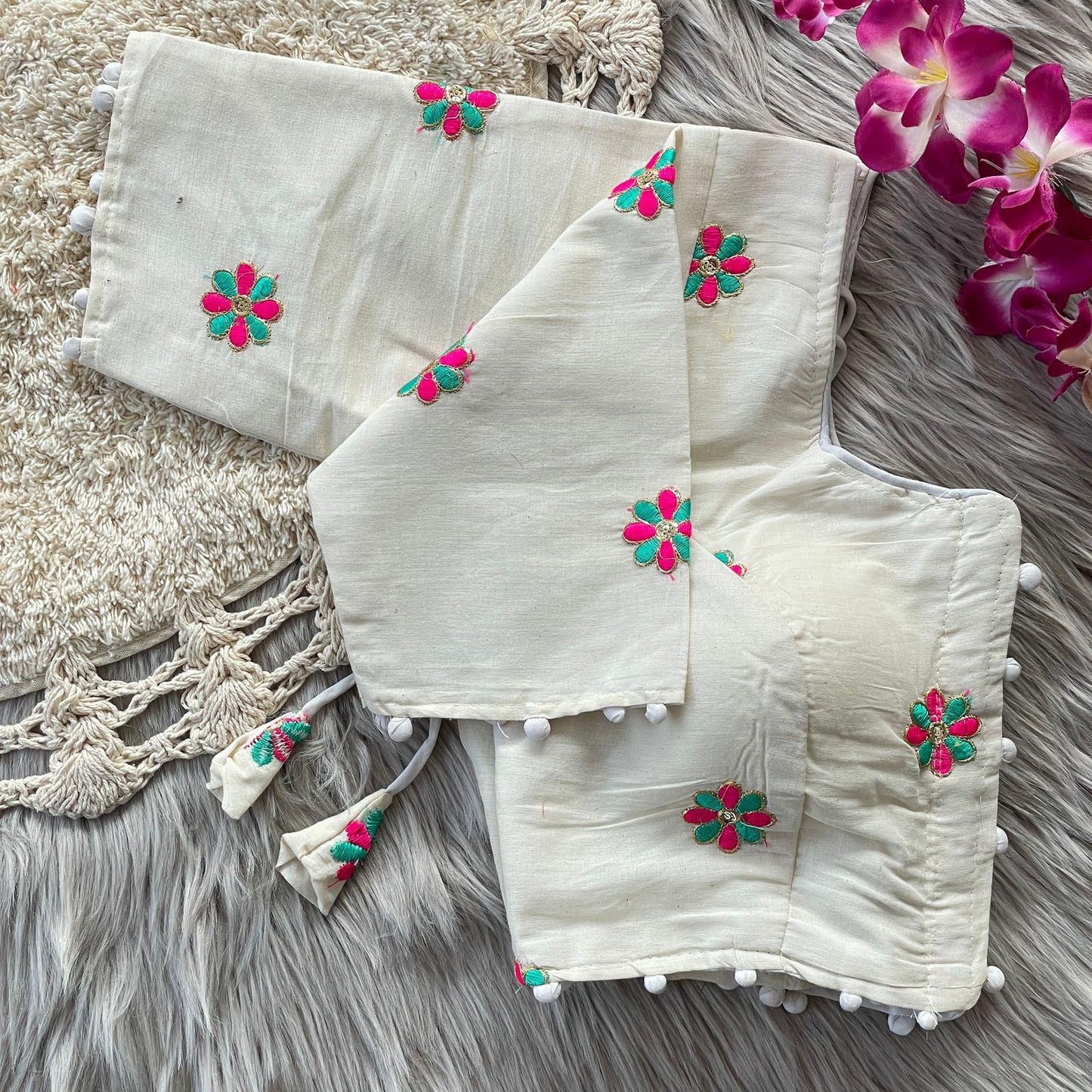 Pure Cotton Ready Made Blouse