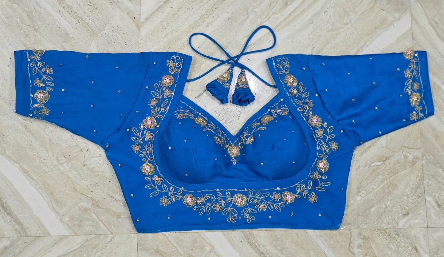 Mumtaz bridal jardosi work ready made blouse