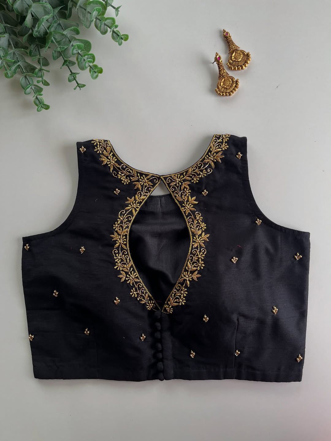 Beautiful Handwork All Over - Premium Readymade Blouse