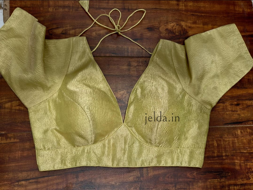 Cruss tissue fabric with sleeve - custom made blouses