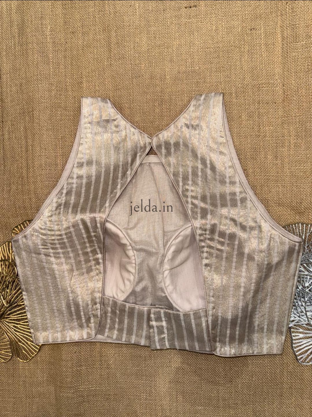 Premium Plain Sleeveless High Neck Blouses – Silk Fabric