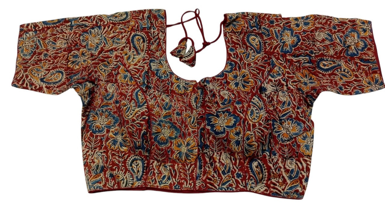 Kalamkari Pure Cotton ready made blouse