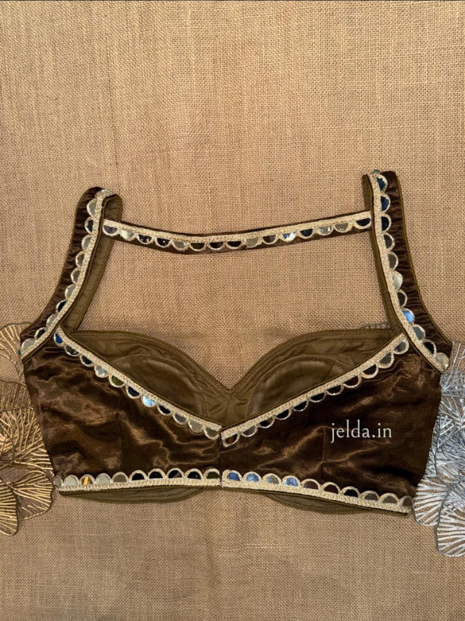 Premium Mirror Work Blouses – Modal Silk Fabric