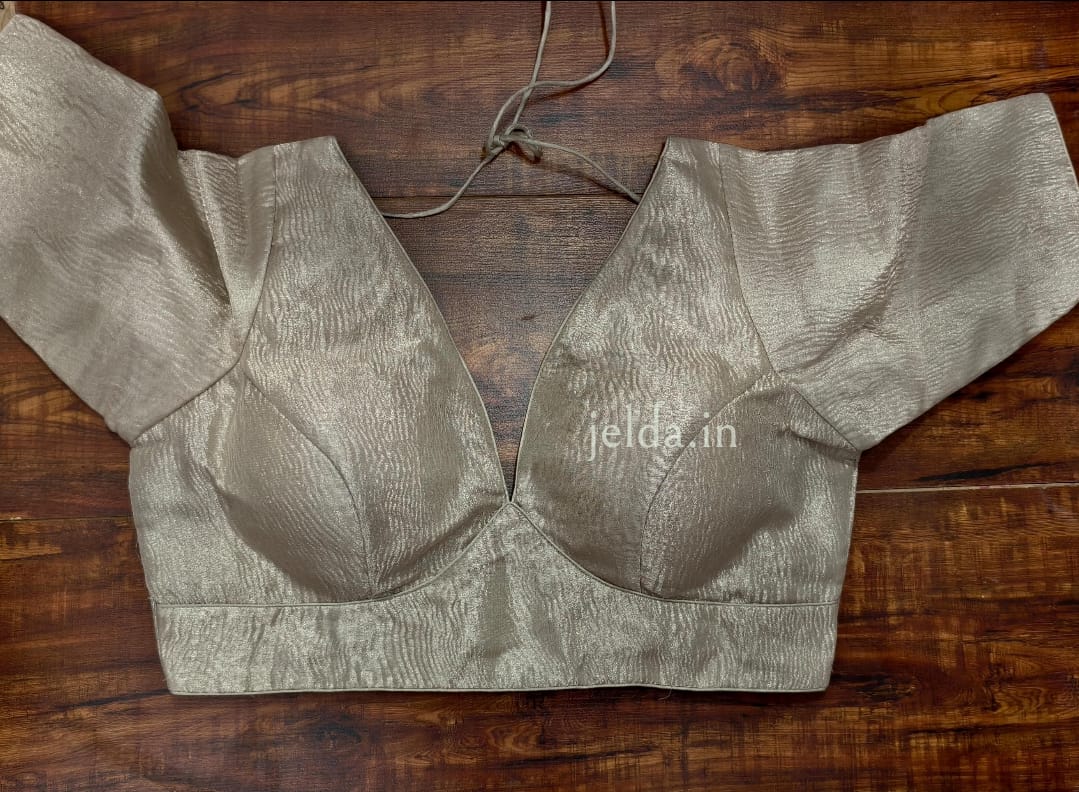 Cruss tissue fabric with sleeve - custom made blouses