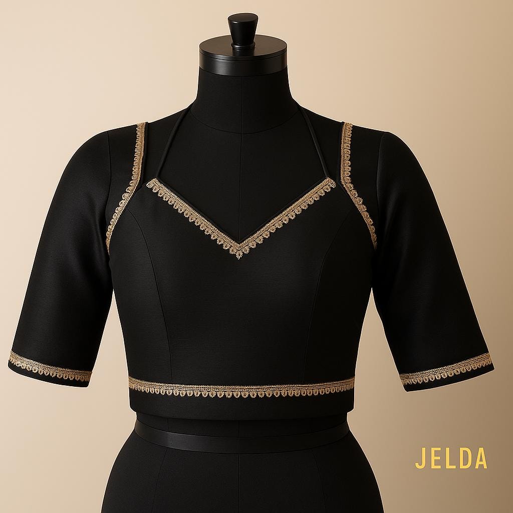 Premium Designer  Lace Blouse – Custom Crafted