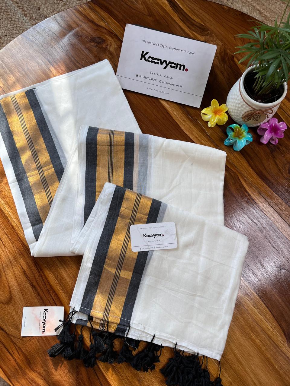 Pure Mul Mul cotton by catton saree