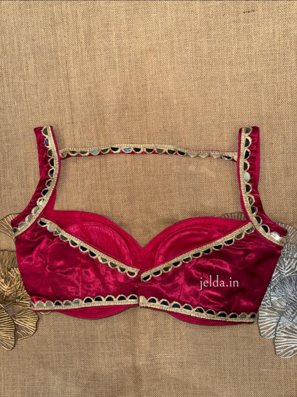 Premium Mirror Work Blouses – Modal Silk Fabric