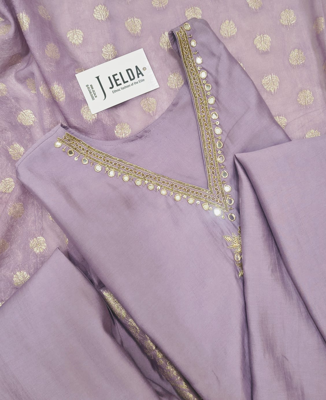 Zari work salwar suit