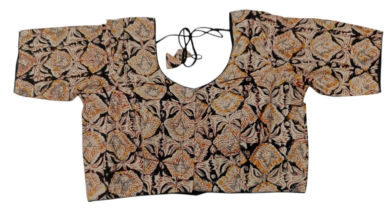 Kalamkari Pure Cotton ready made blouse