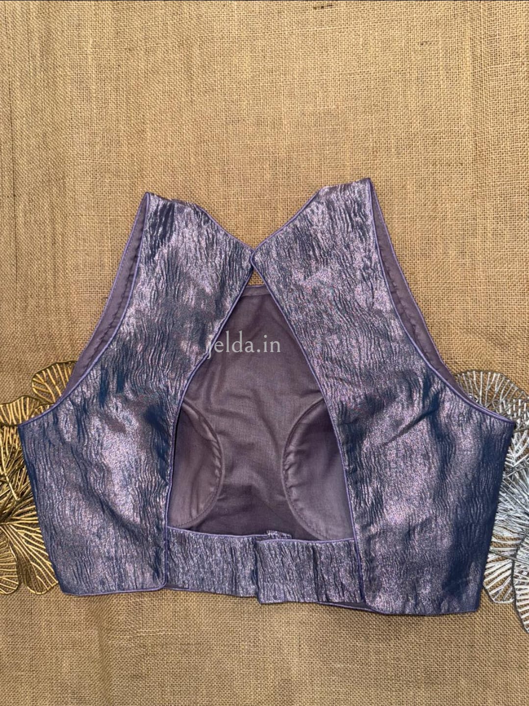 Premium Plain Sleeveless High Neck Blouses – Silk Fabric