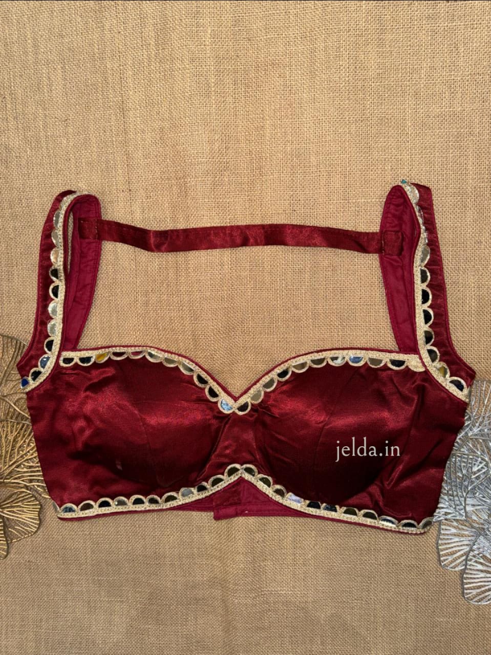 Premium Mirror Work Blouses – Modal Silk Fabric