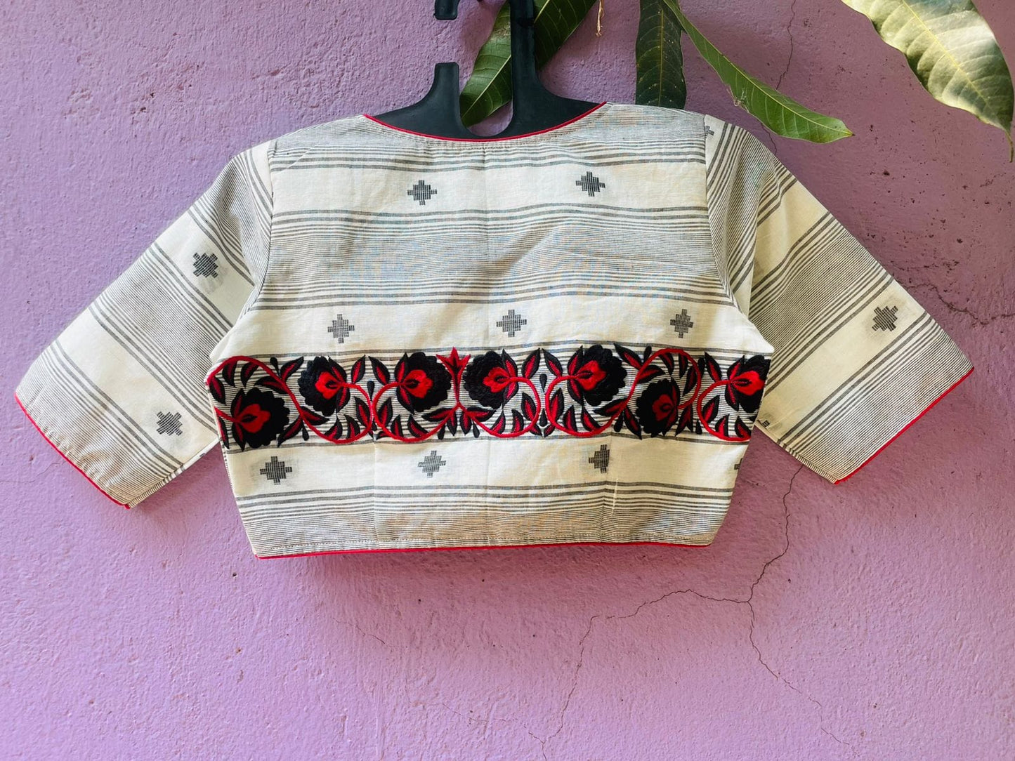 Handloom embroidered designer blouses