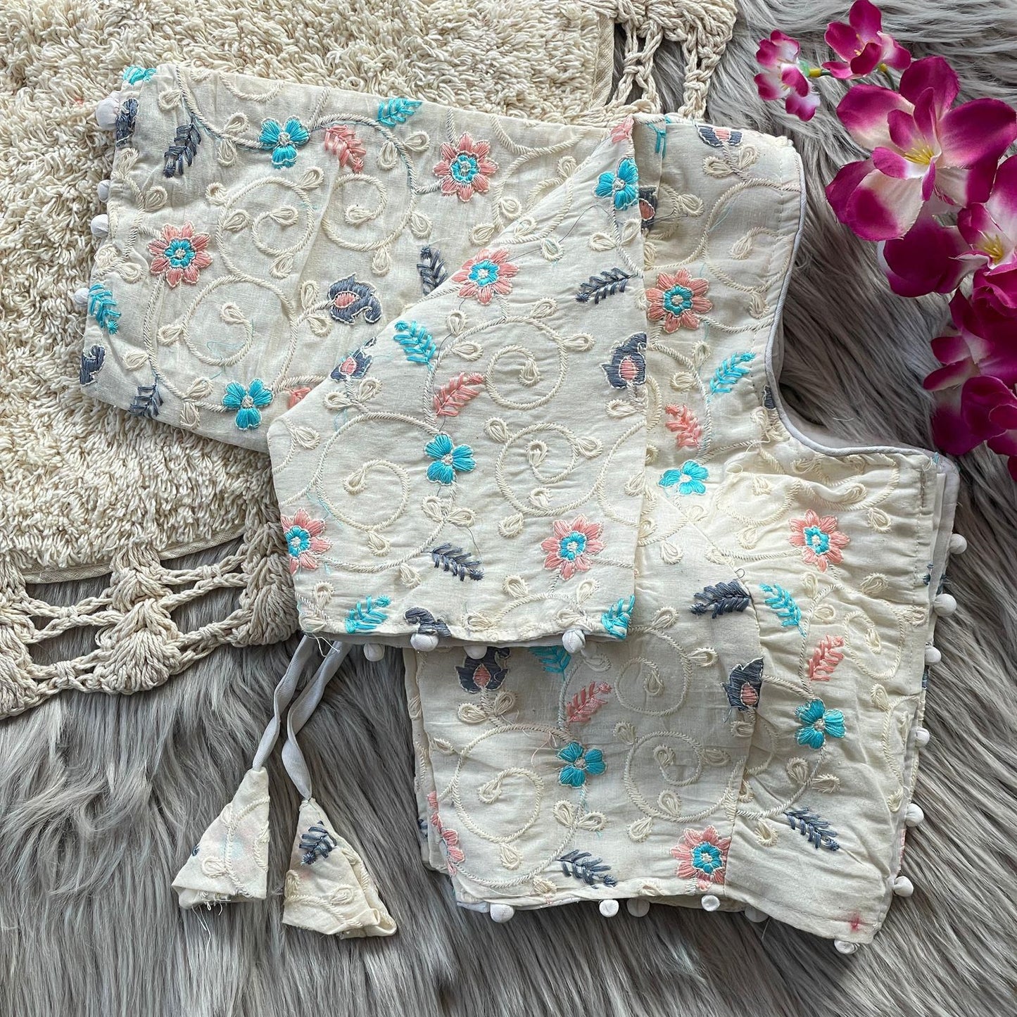 Pure Cotton Ready Made Blouse