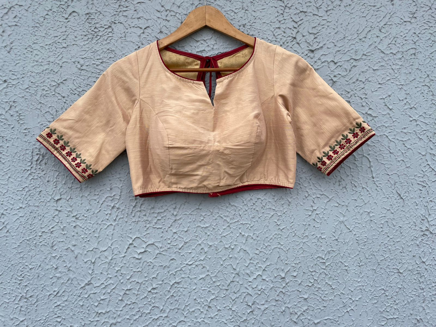 Cotton embroidered designer blouses