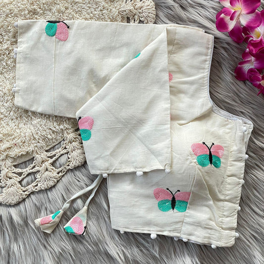 Pure Cotton Ready Made Blouse