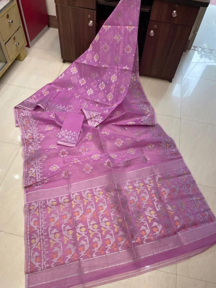 EXCLUSIVE ZARI WORK JAMDANI SAREE