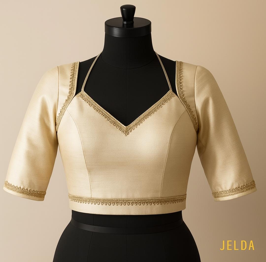 Premium Designer  Lace Blouse – Custom Crafted