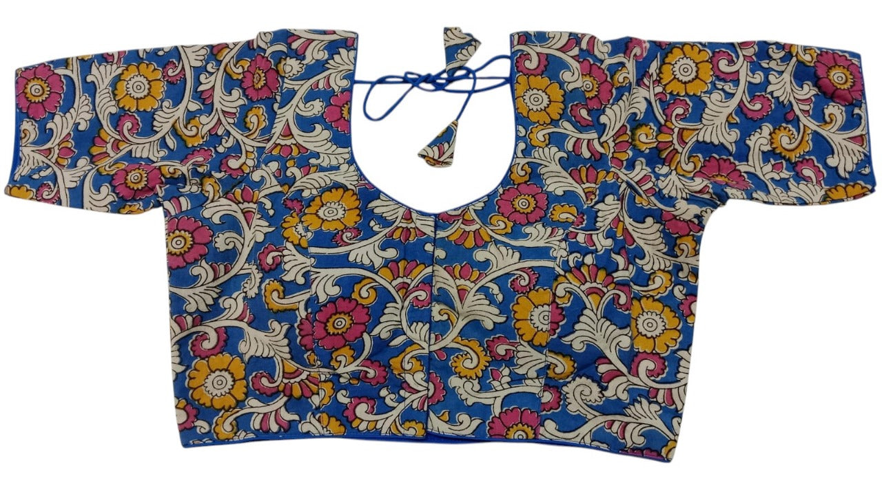 Kalamkari Pure Cotton ready made blouse